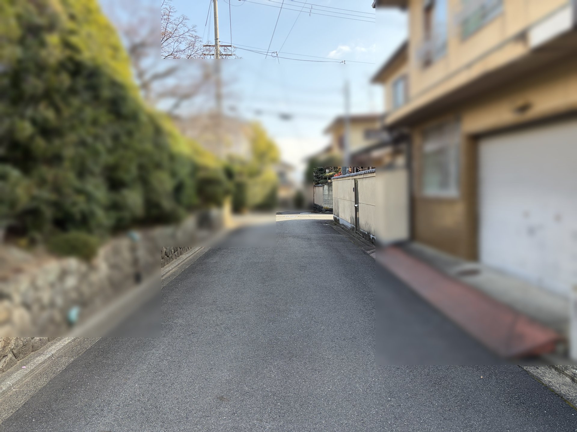 前面道路含む外観