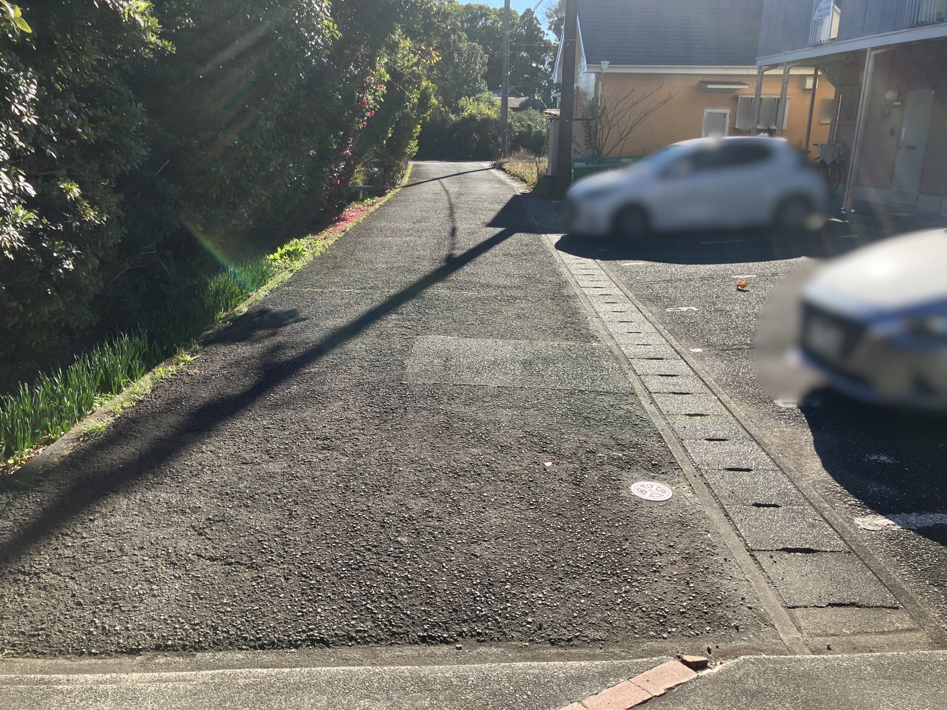 前面道路含む外観