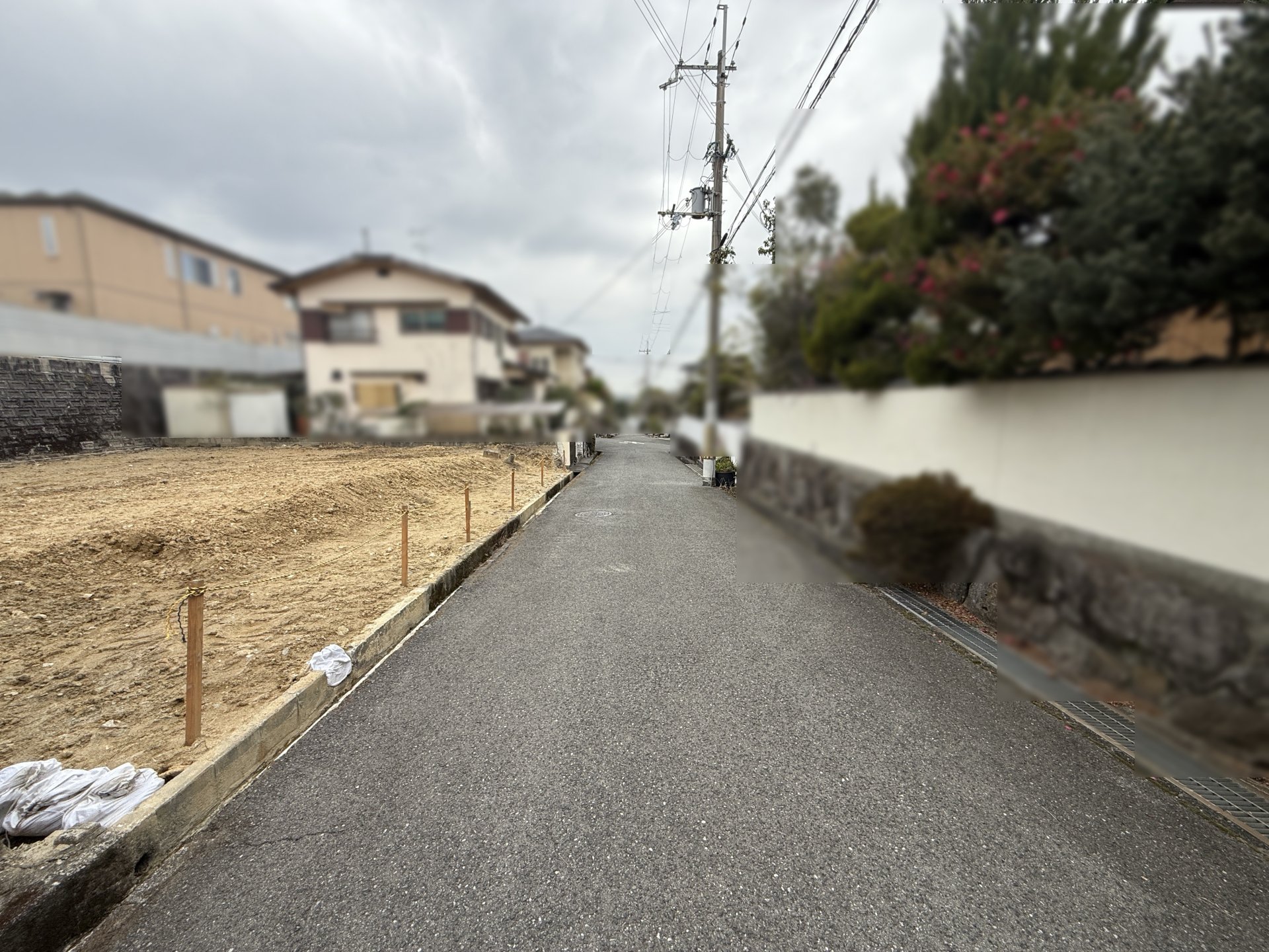前面道路含む外観