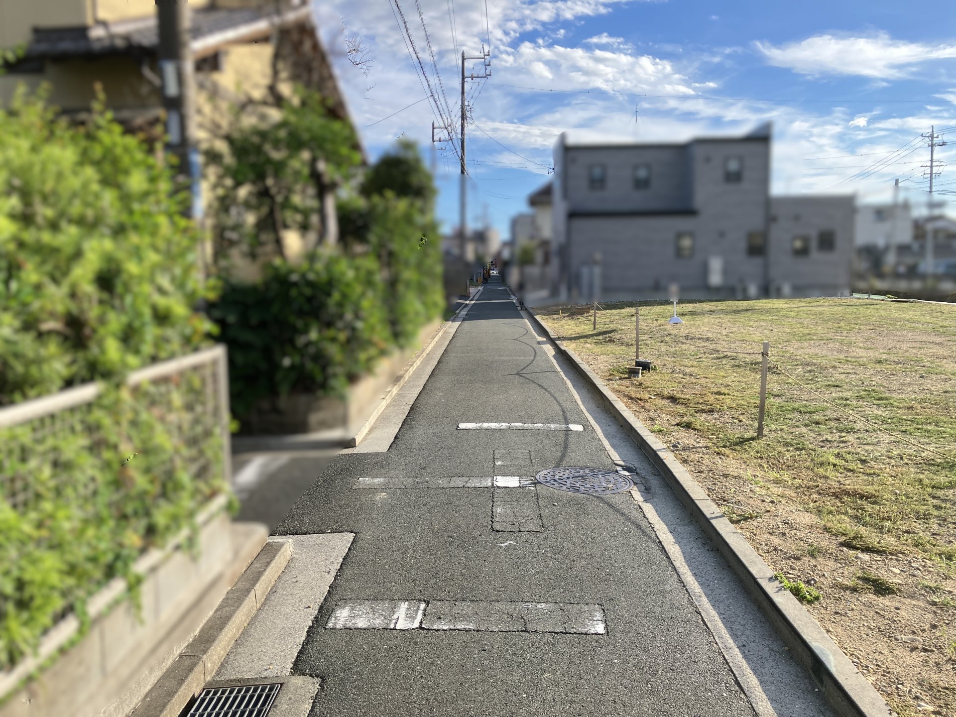 前面道路含む外観