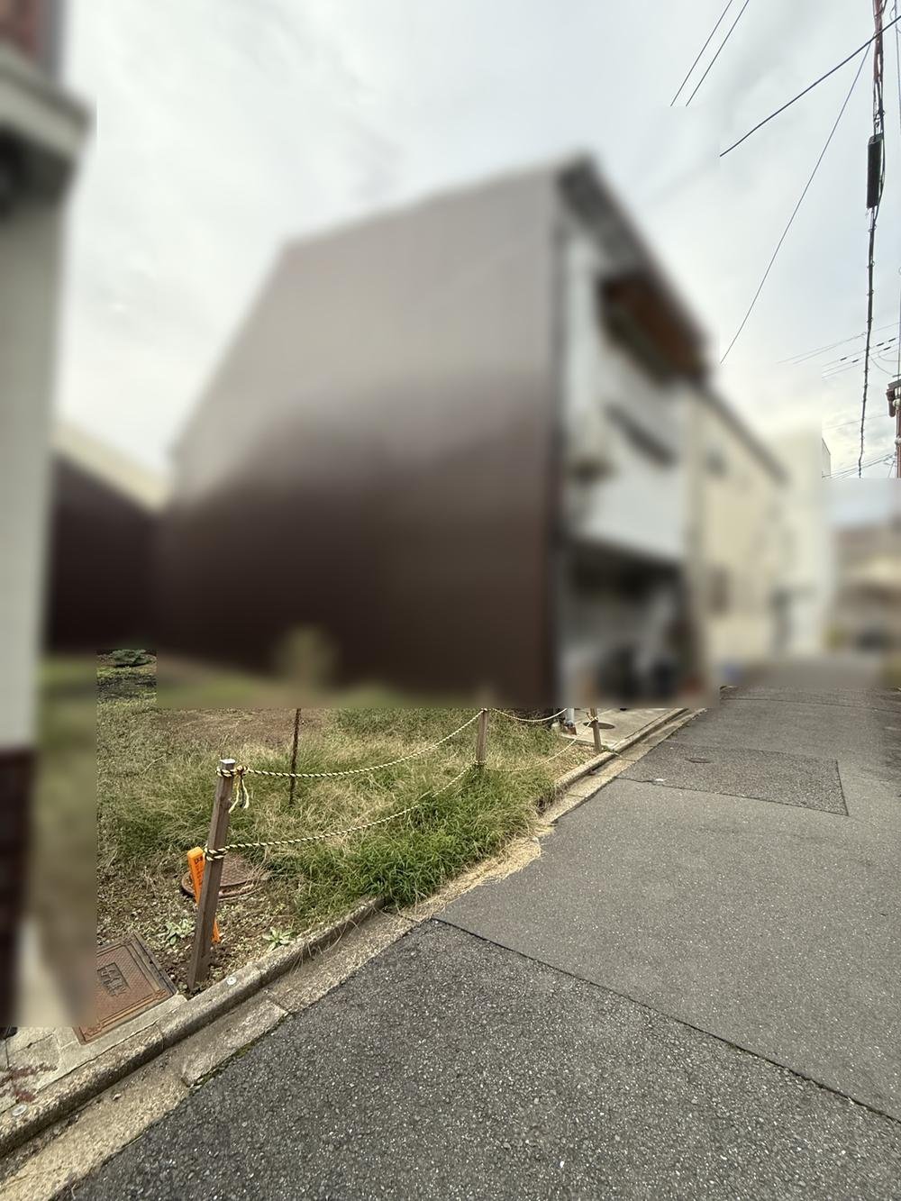 前面道路含む外観