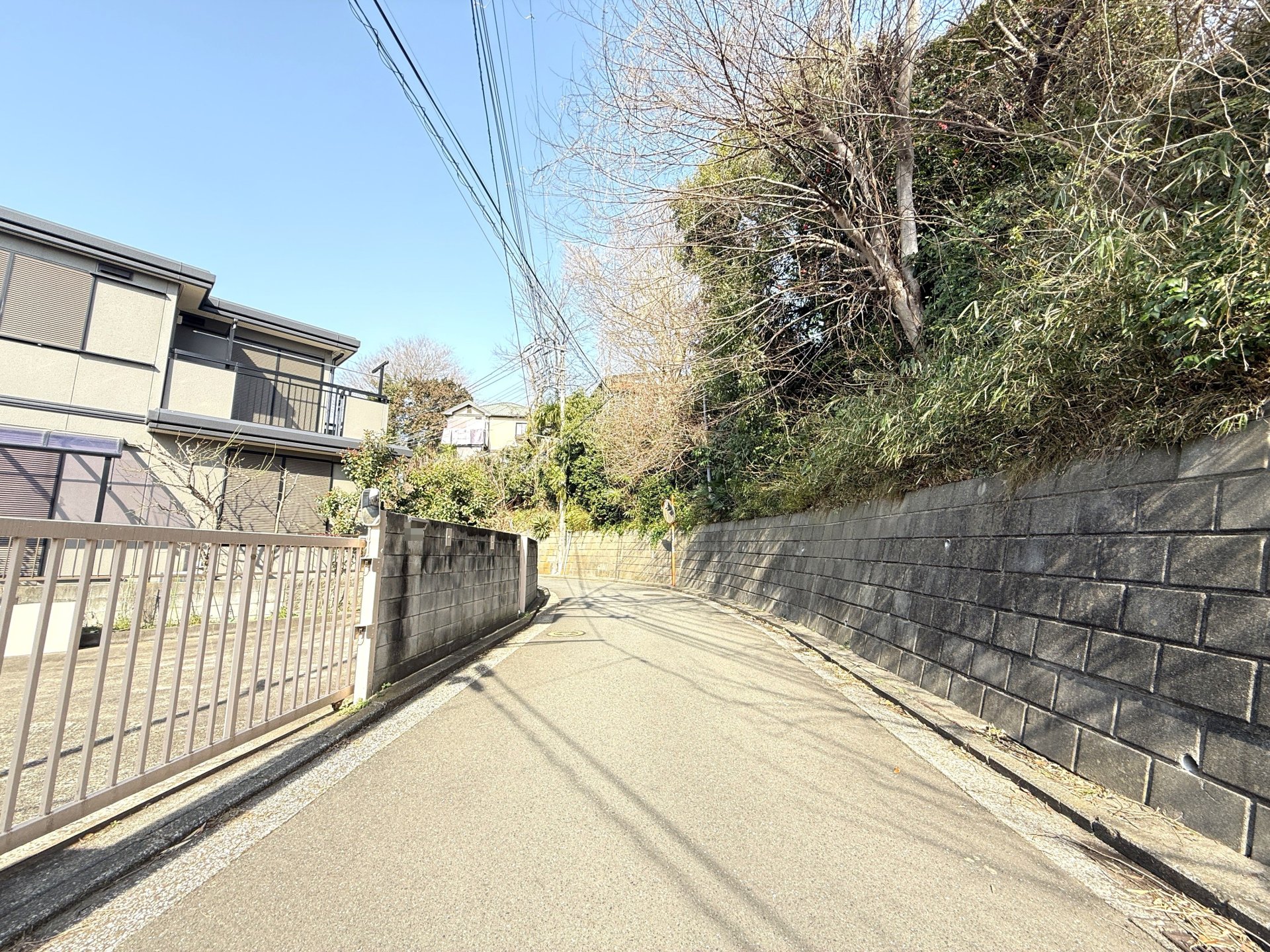 前面道路含む外観