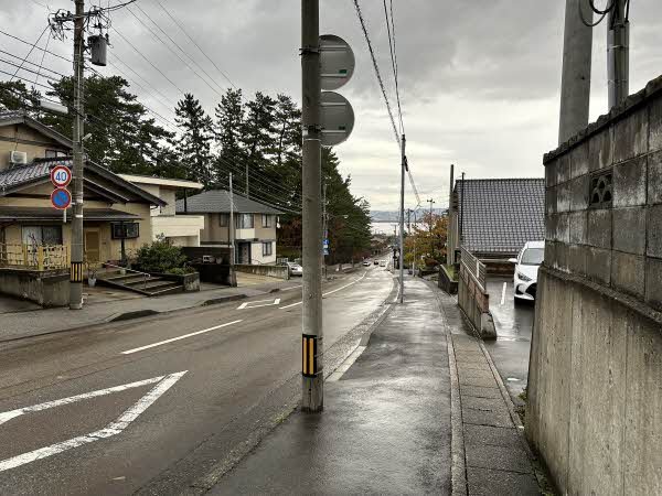 前面道路含む外観