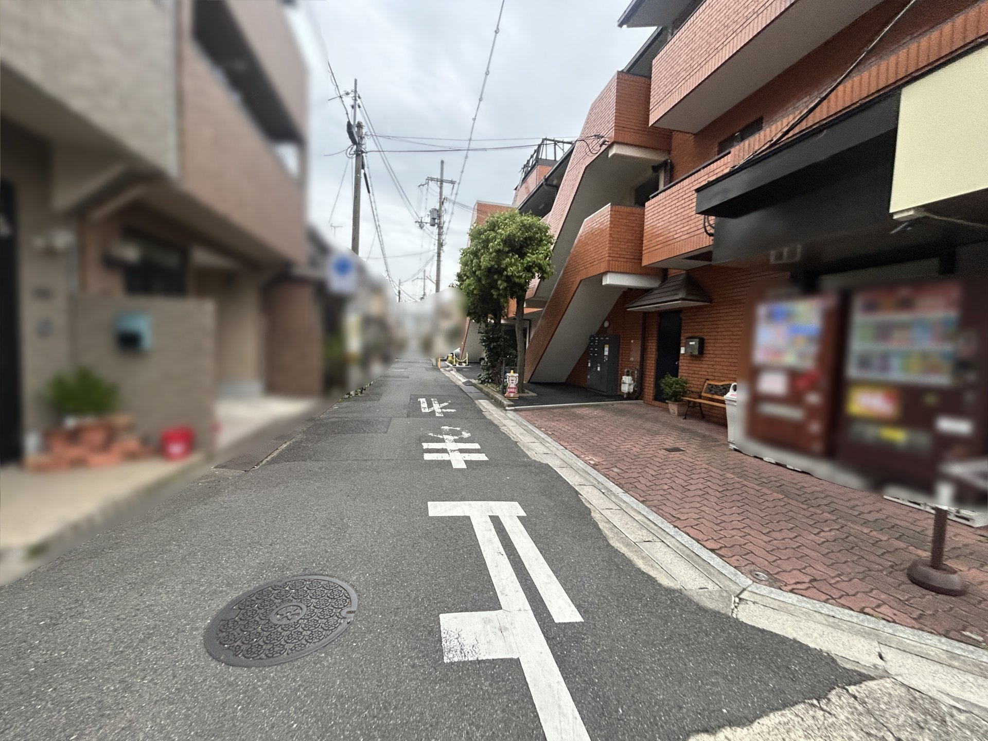 前面道路含む外観