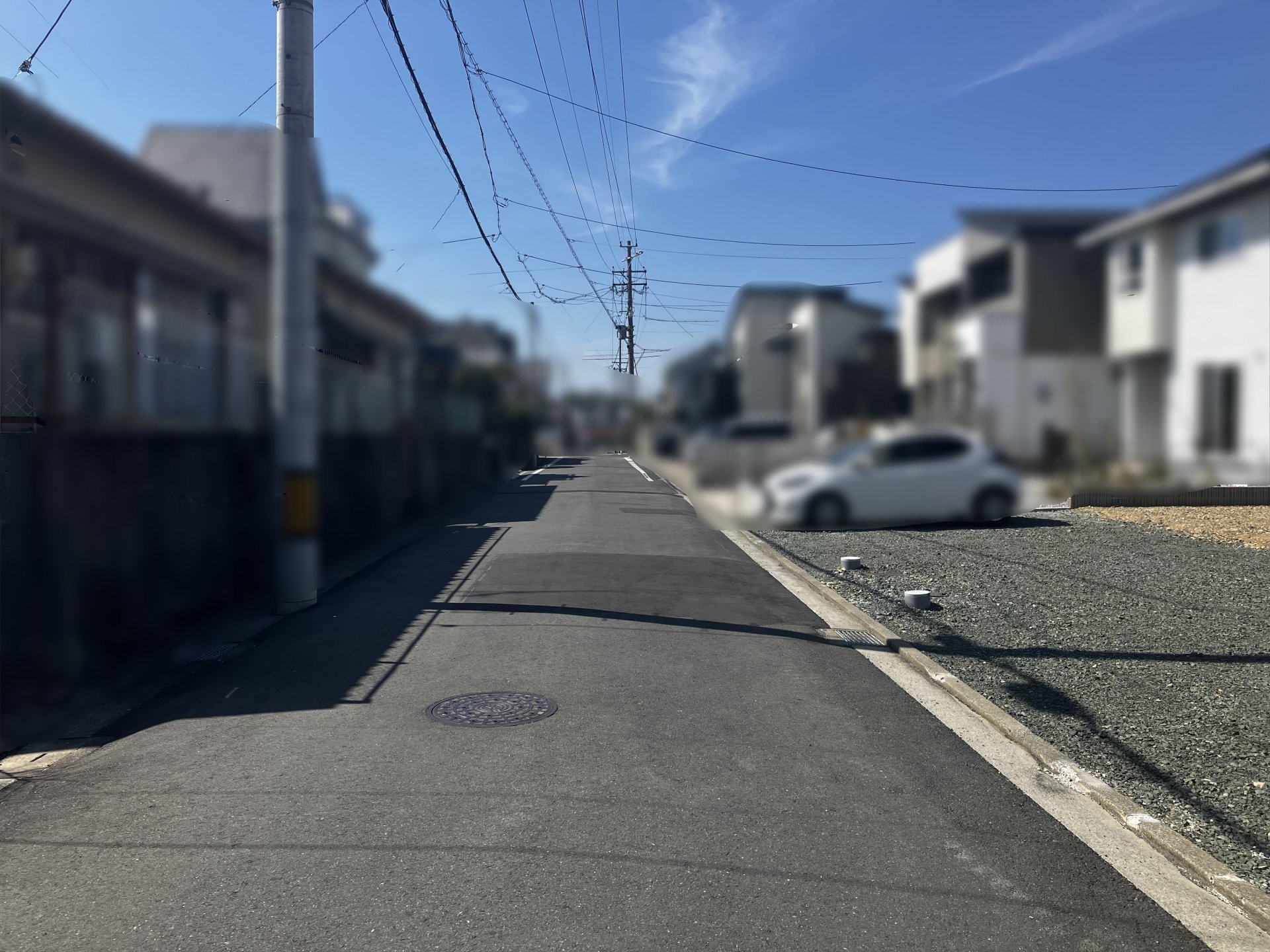 前面道路含む外観