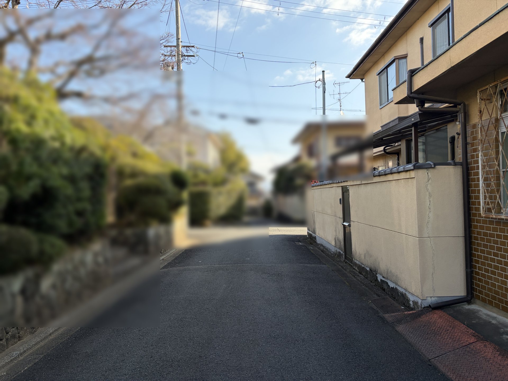 前面道路含む外観