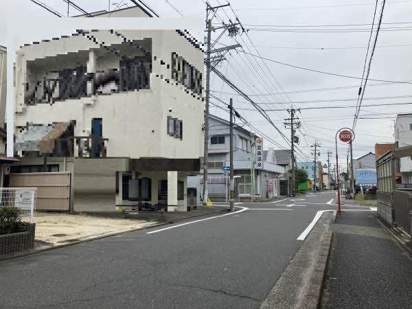 前面道路含む外観