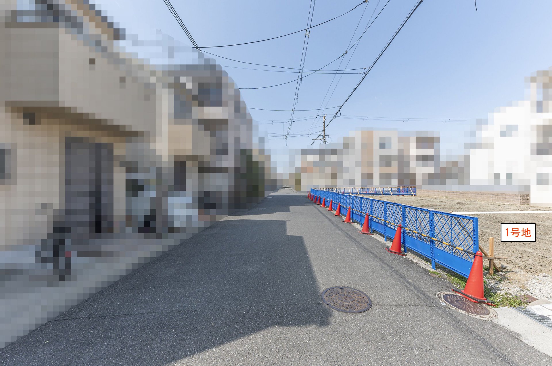 前面道路含む外観