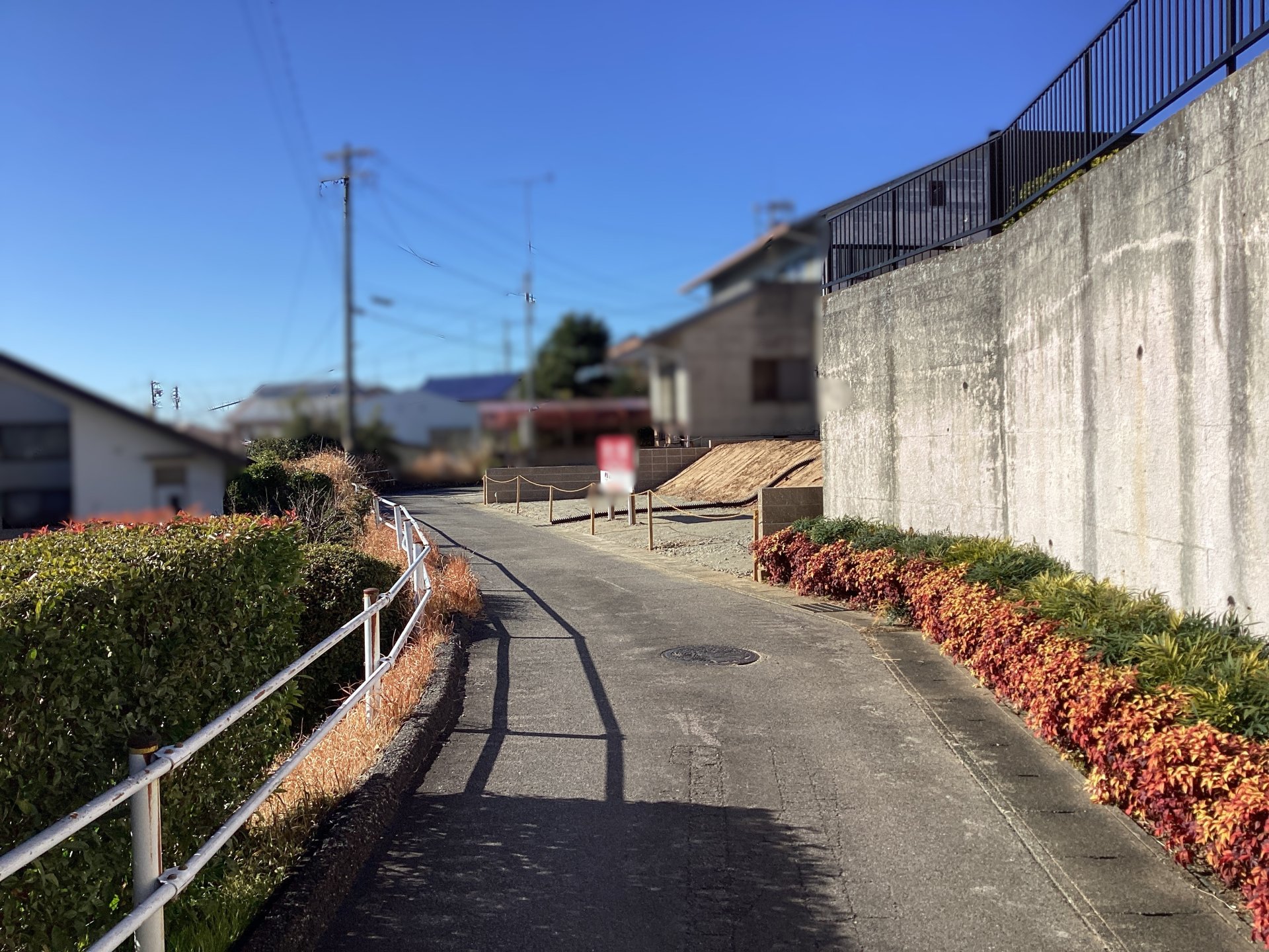 前面道路含む外観