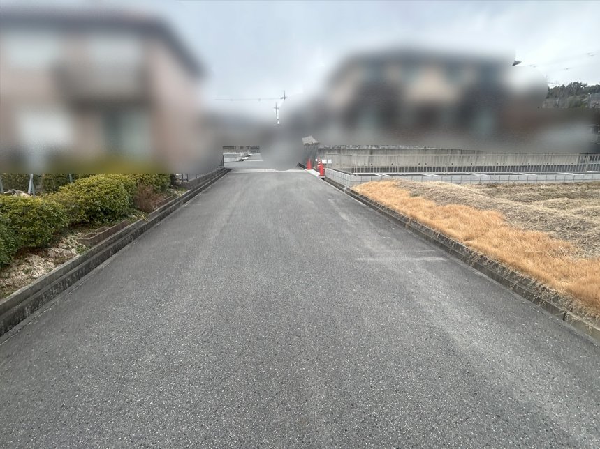 前面道路含む外観