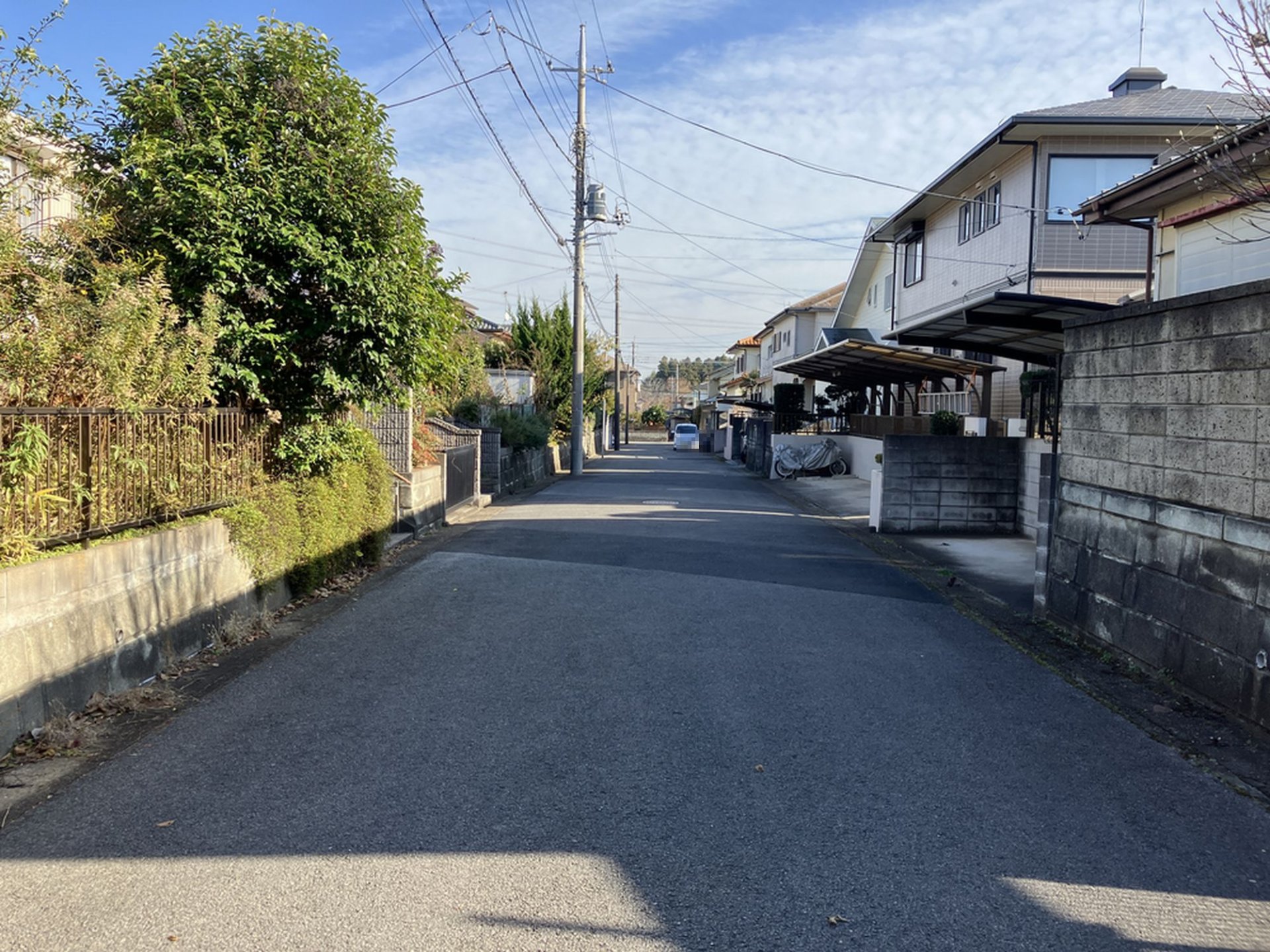 前面道路含む外観