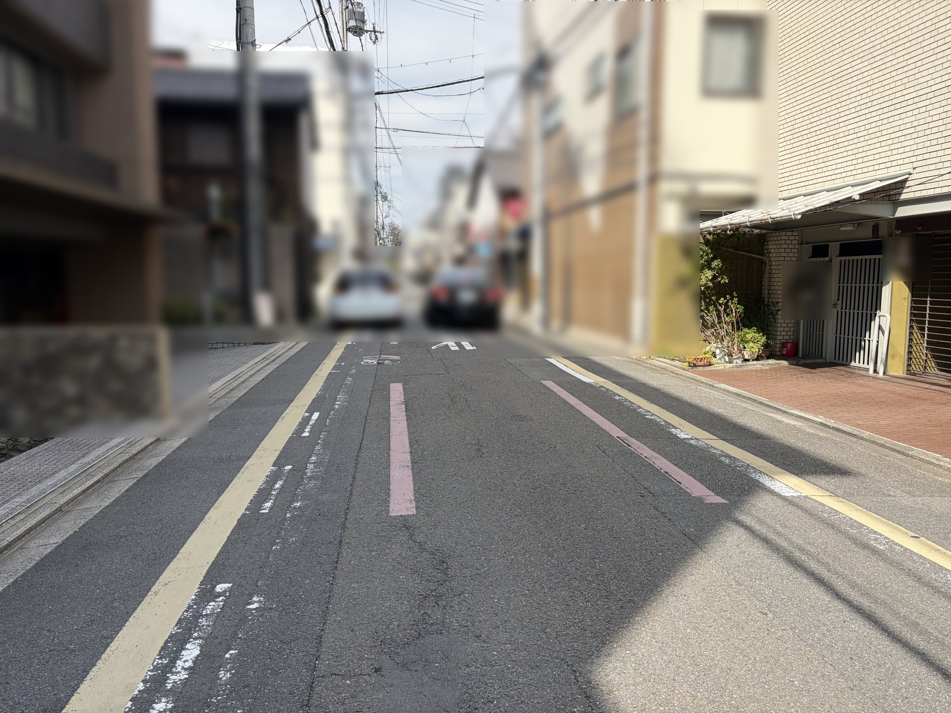 前面道路含む外観