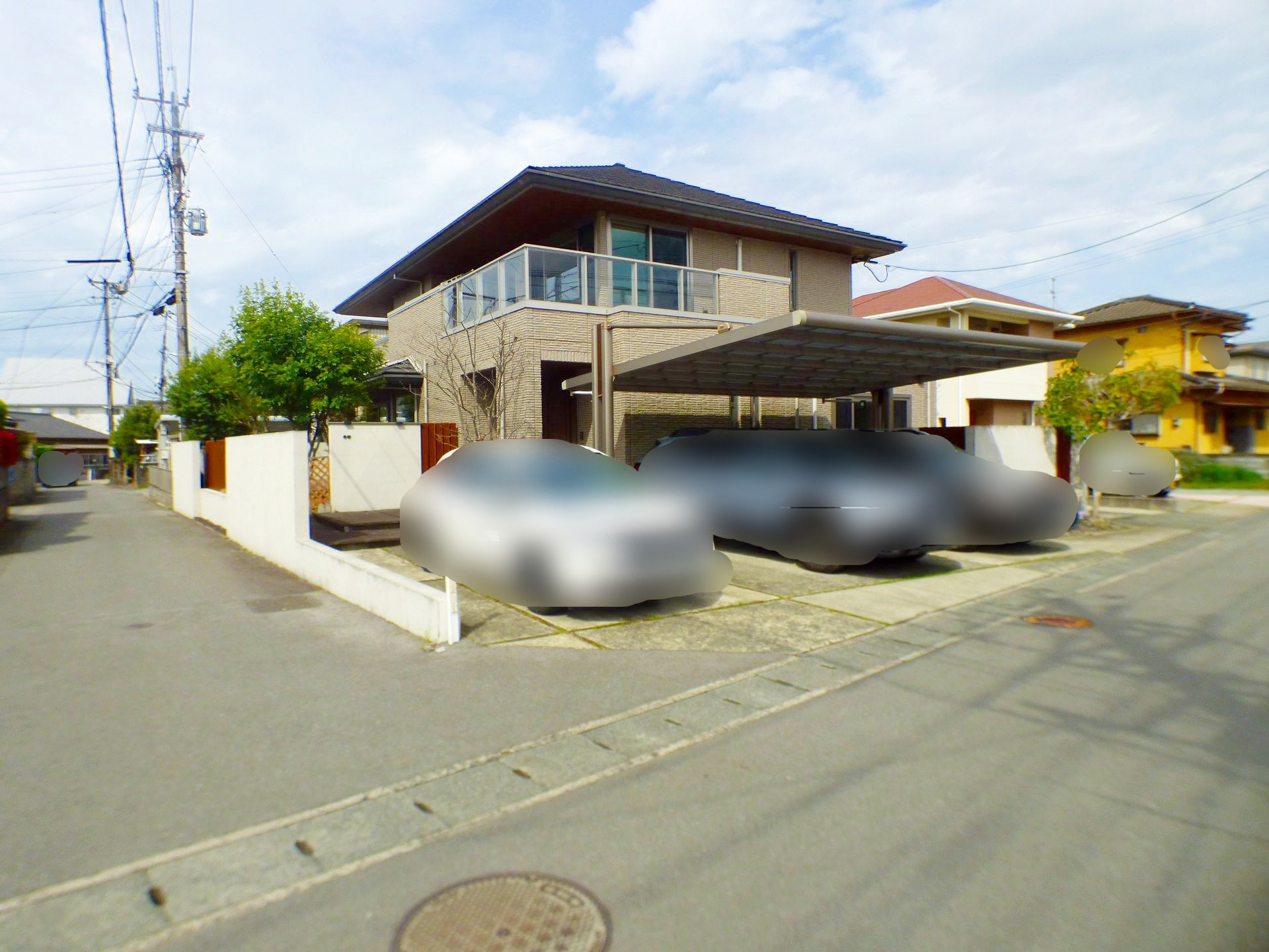 前面道路含む外観