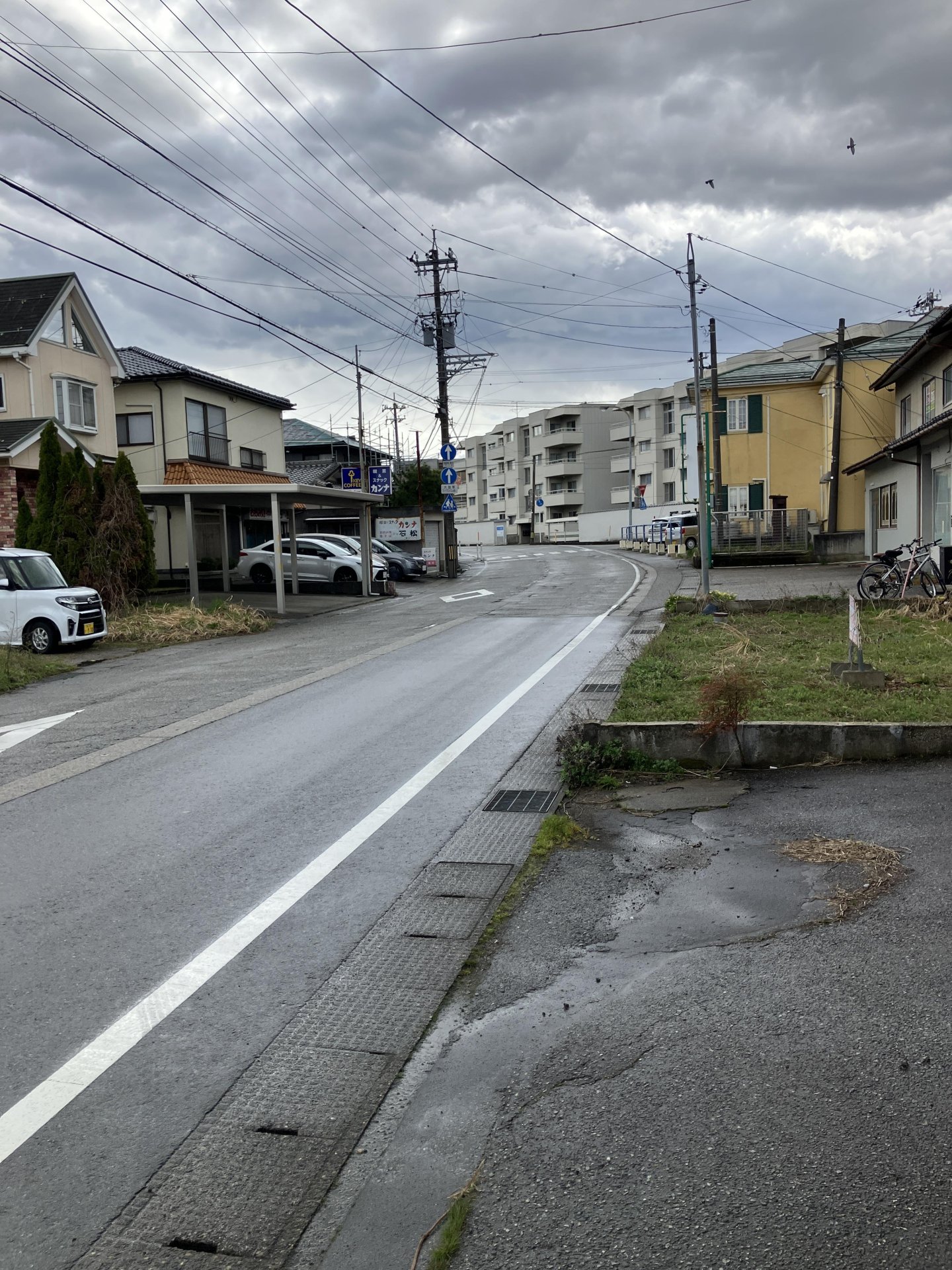 前面道路含む外観