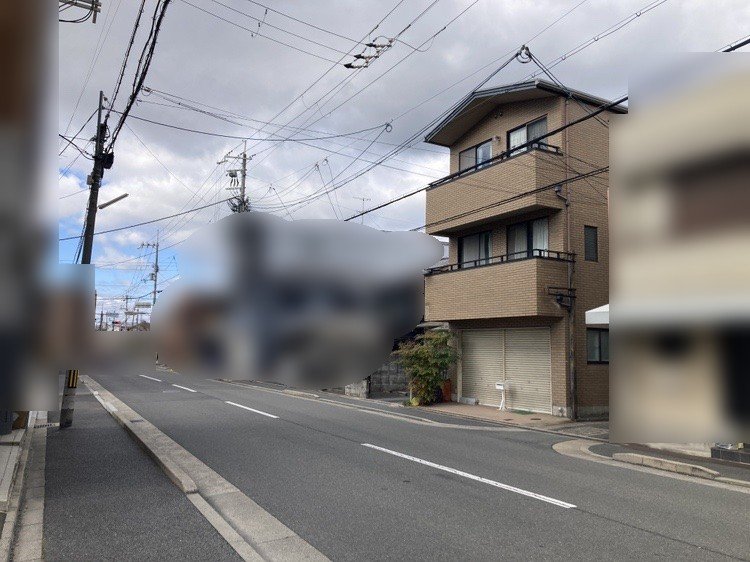 前面道路含む外観