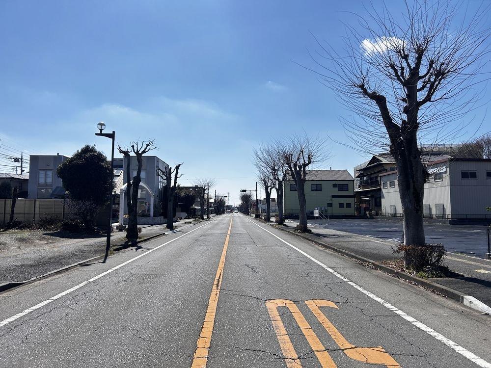 前面道路含む外観
